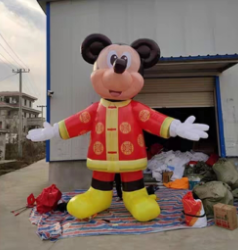 new design custom mouse inflatable standing for promotion Outdoor advertising Inflatable Mickey Mouse  Cartoon