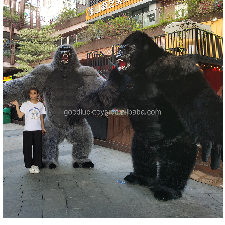 Christmas Party Costume Chimpanzee Clothes Godzilla Inflatable Costume Inflatable Cosplay Halloween Air Realistic Gorilla Adult