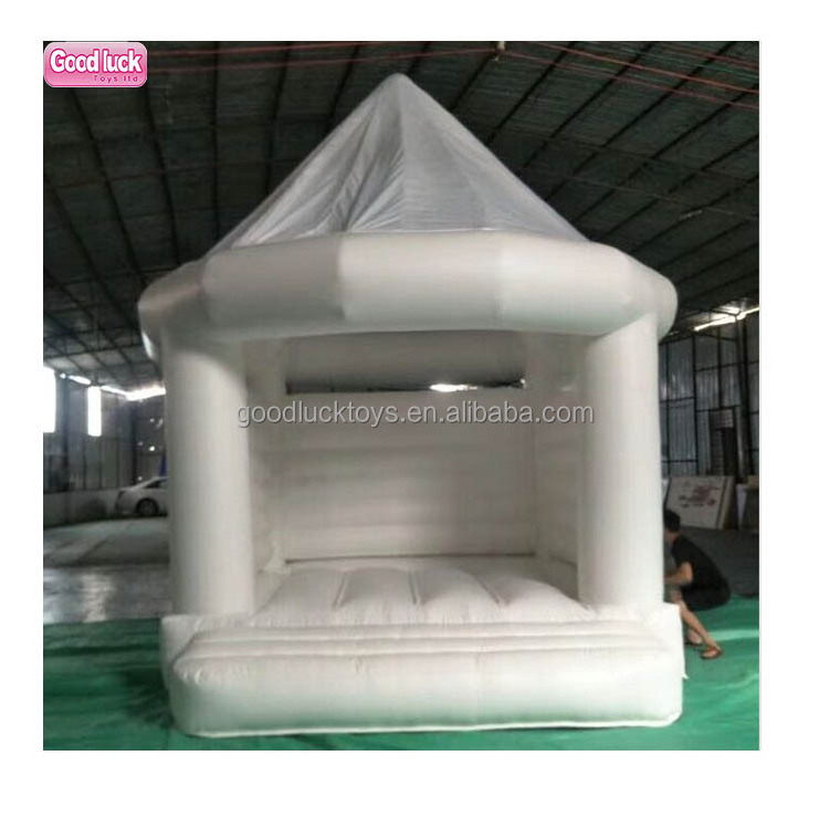 juegos inflables  inflatable games Kids Yard funny birthday party  white castle bounce house with slide and ball pit