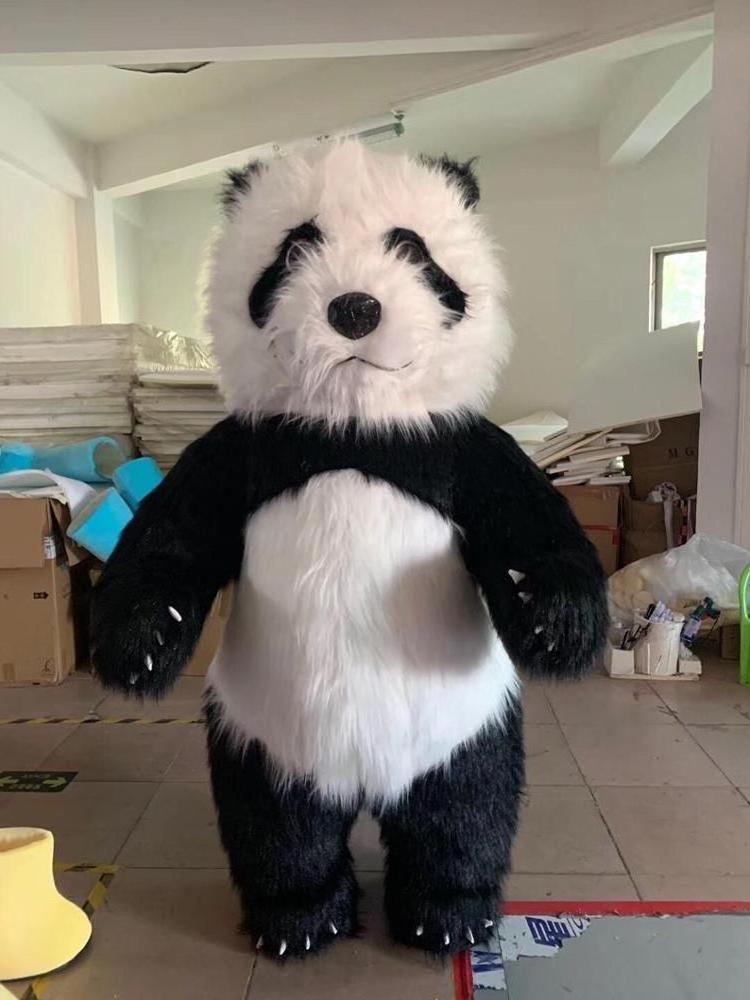 2019 Hot Sale Giant 2m/2.6m/3m/3.5m tall inflatable mascot costume adult walking inflatable panda lion king bear mascot costumes