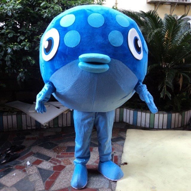 2019 cartoon character fish mascot costume suits cosplay party game dress