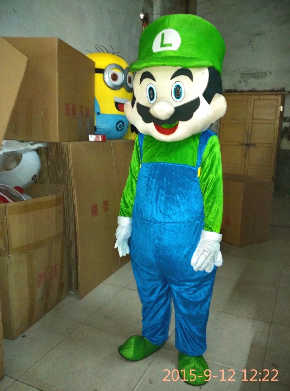 factory cost funny and cheaper mario and luigi mascot costume