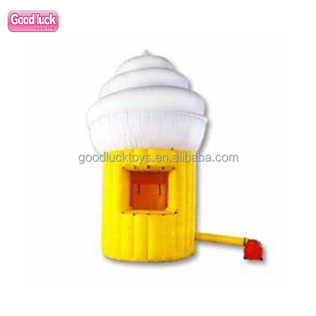 custom Fruit food display trade show Carnival treat shop stand inflatable icecream booth