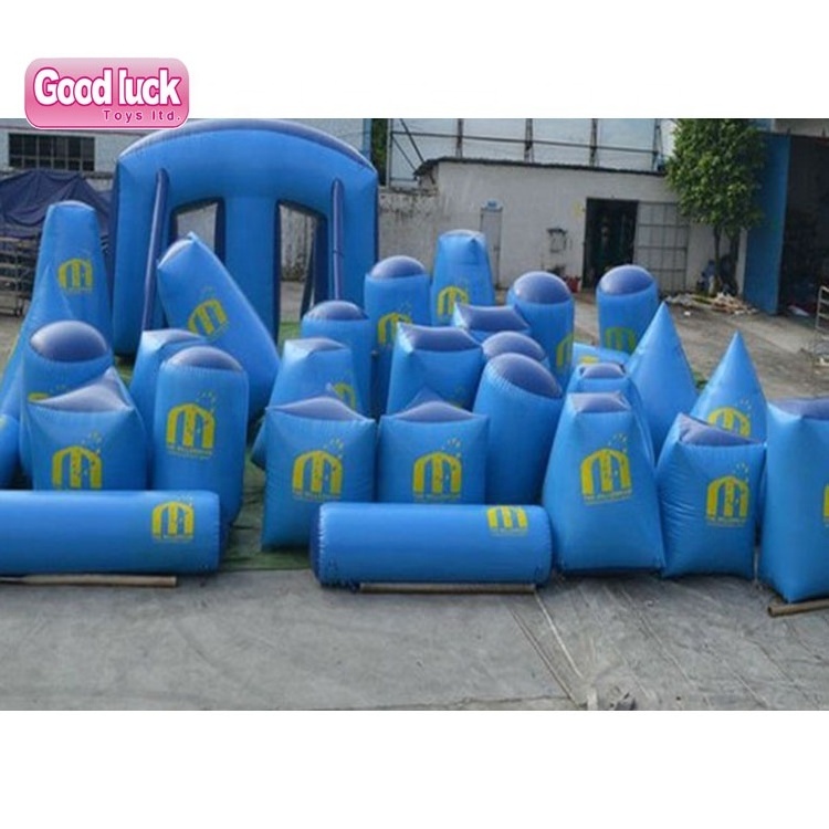 Attractive price large archery tag games inflatable paintball bunker arena field Commercial inflatable paintball arenas