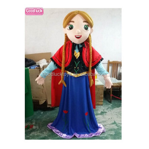 new hot sale frozen olaf snowman mascot costume Anna queen elsa adult Halloween birthday party dress Frozen mascot costume