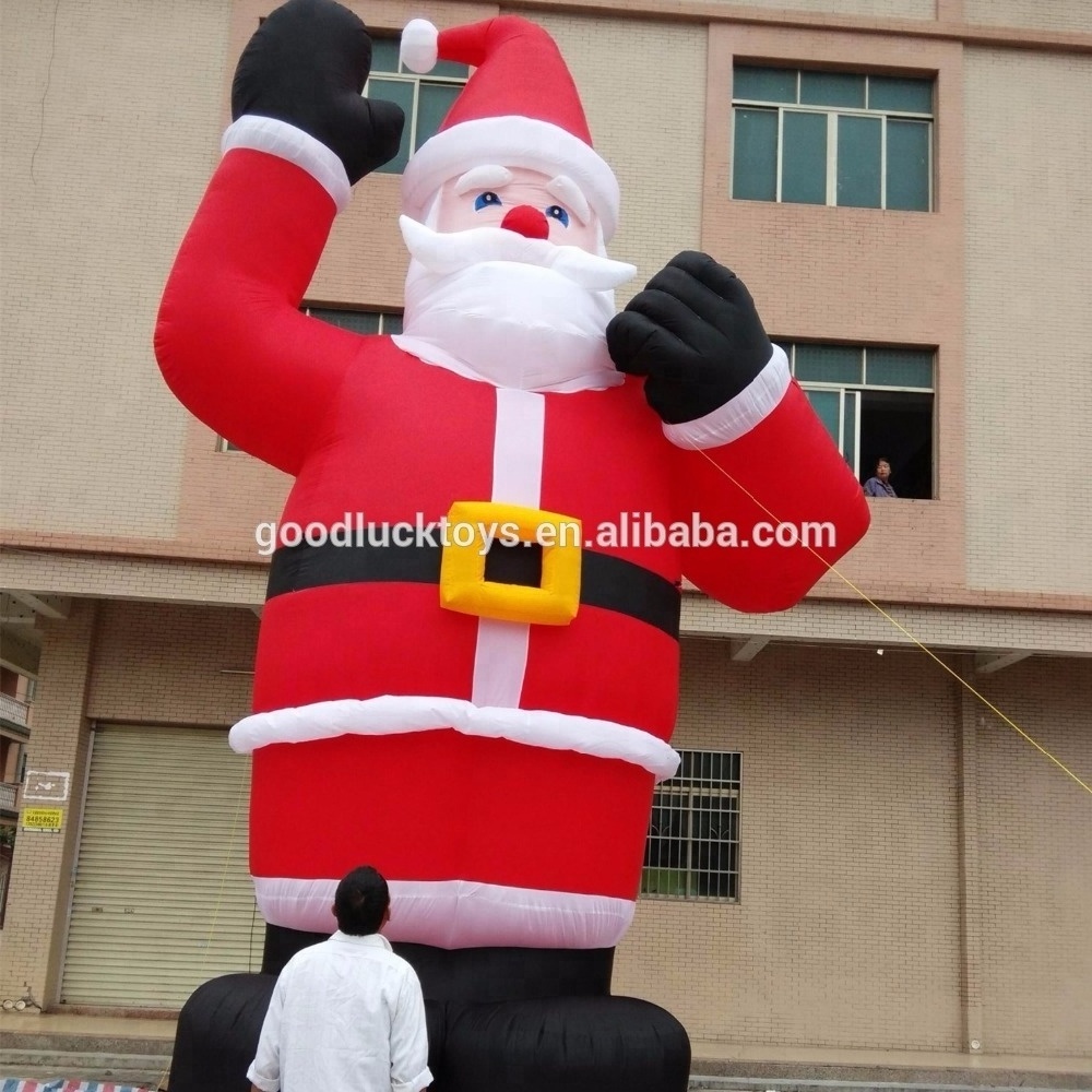 20ft christmas inflatable santa claus, outdoor giant inflatable christmas decorations Santa