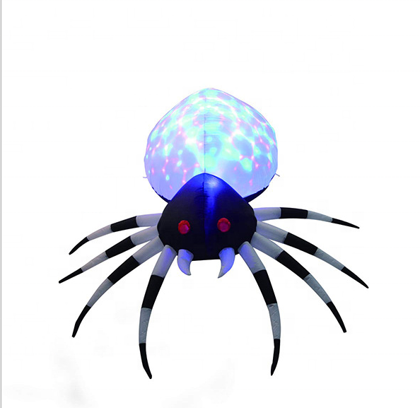 China Advertising Giant Outdoor Inflatable Spider Halloween Decoration For Sale