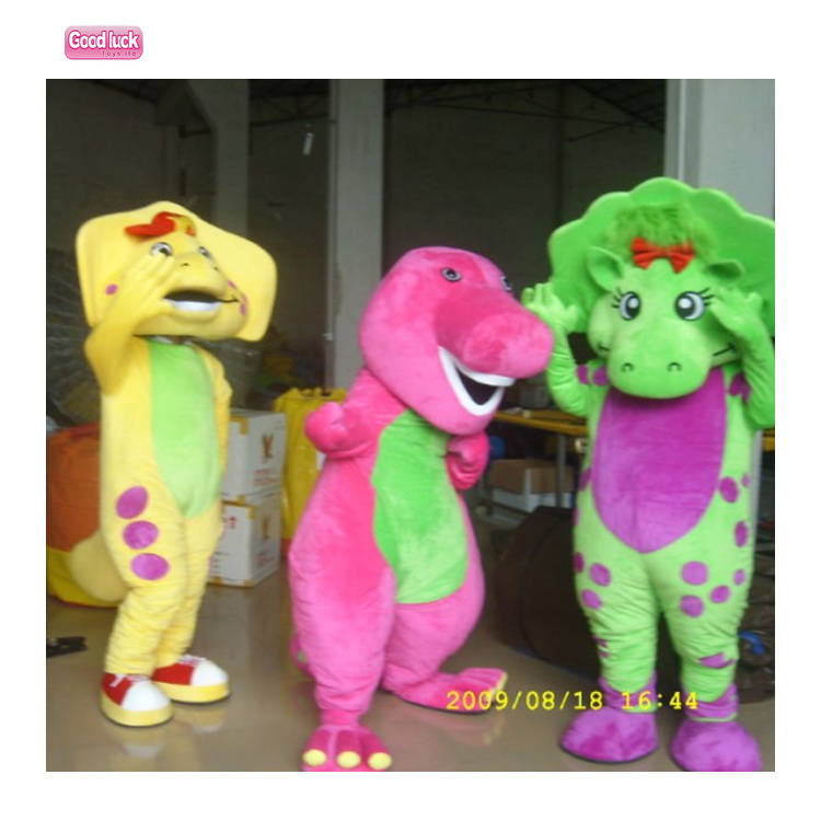 Mascots/baby Bop Adult Costume Advertising Barney and Friends Mascot Costume,fur for Party Unisex 3 Years Animals & Bugs 1 Pc