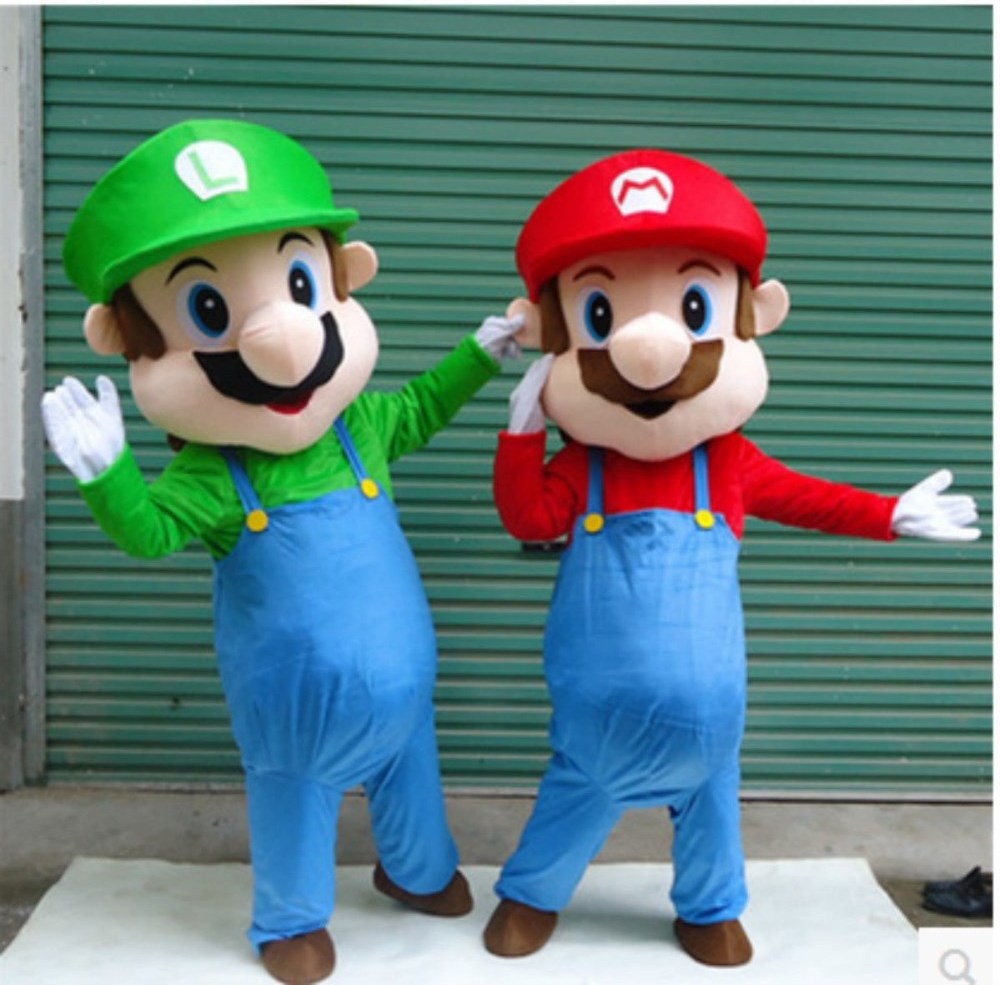 Adult Super hero Mascot Fantasias Mascotes Costumes Mascot Manufacturers mario bros costume