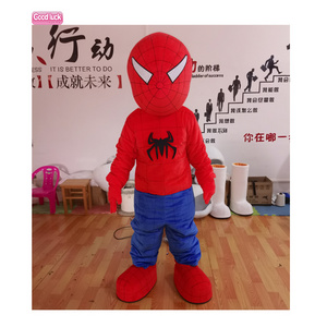 Mascot Costume for Promotion Funny Spiderman Party Unisex Animal Kids Costumes Cartoon Characters Costumes for Adults