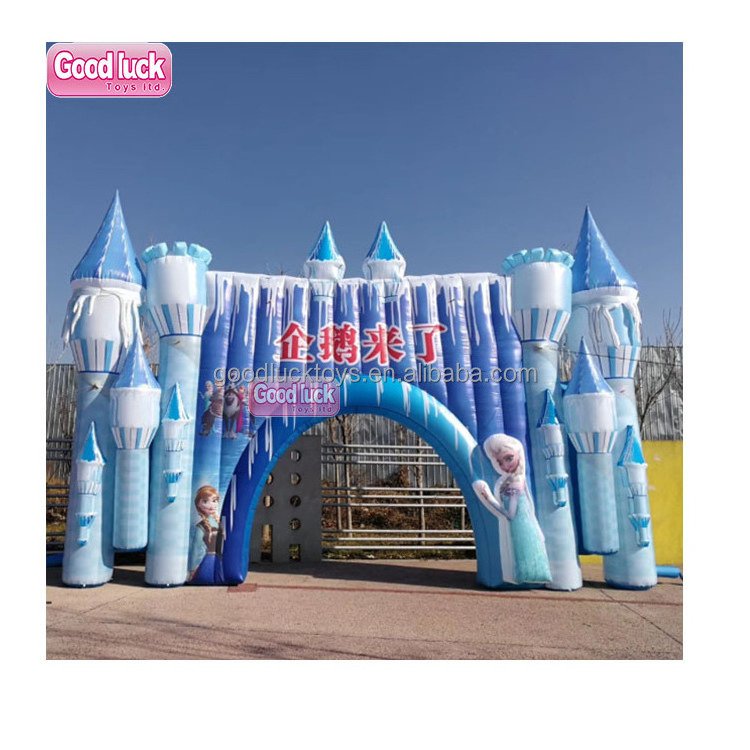 custom Outdoor Large event outdoor Decorations eco-oxford atmosphere inflatable advertising Archway inflatable arch with blower