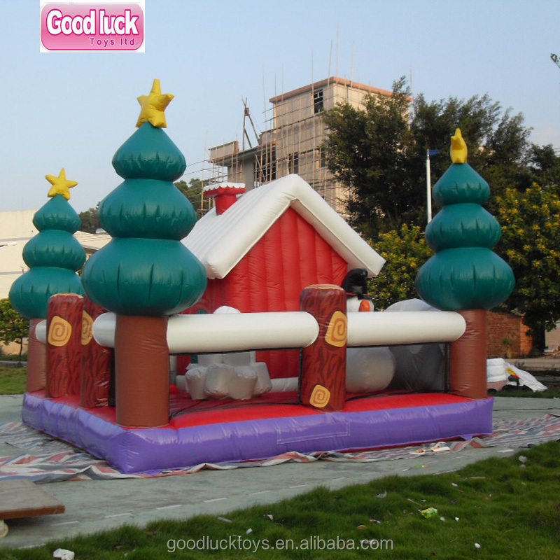 christmas family party used kids bounce houses Christmas festival commercial cheap inflatable bouncer,jumping bouncy