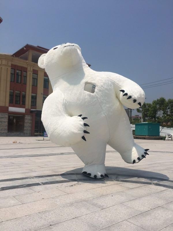 2019 Hot Sale Giant 2m/2.6m/3m/3.5m tall inflatable mascot costume adult walking inflatable panda lion king bear mascot costumes