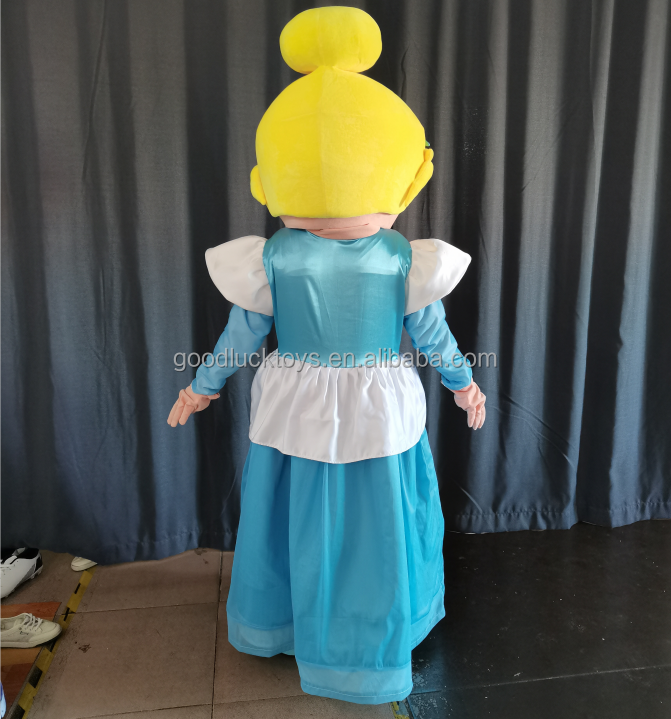 popular Elsa Princess  Character Mascot Cartoon Costumes Hot Sale  film Cartoon Elsa Princess  Girls Costumes