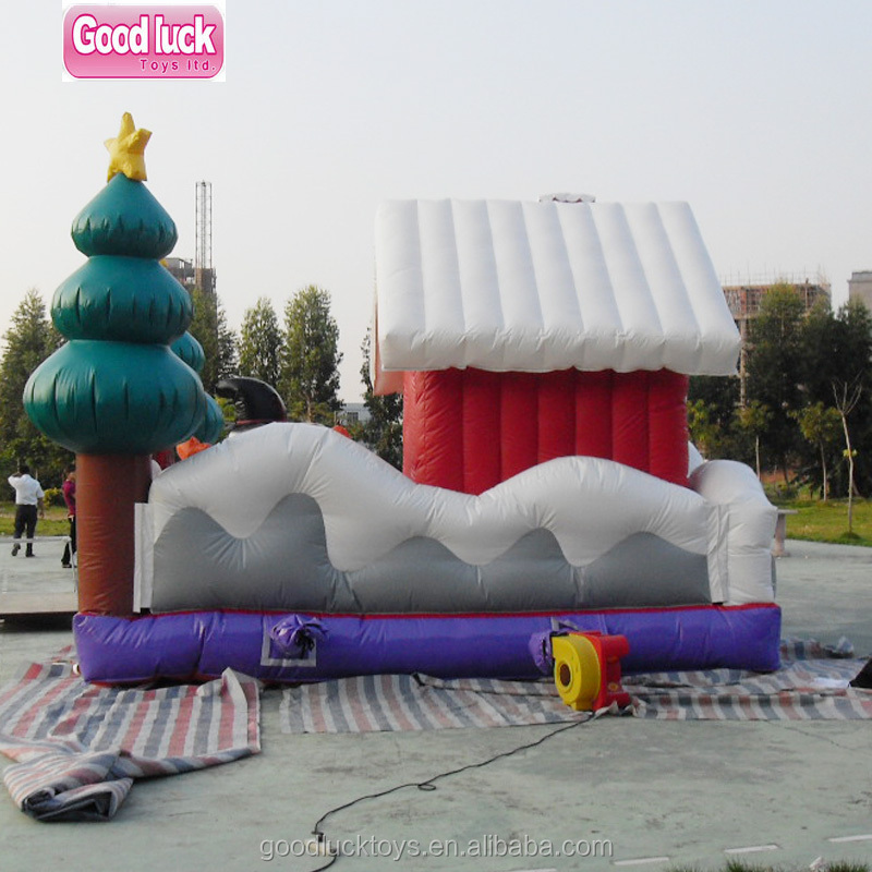 christmas family party used kids bounce houses Christmas festival commercial cheap inflatable bouncer,jumping bouncy