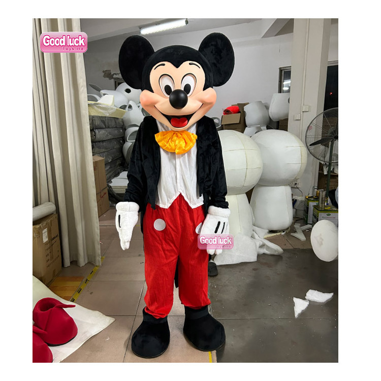 Custom Mouse Mascot Costume , Mouse Mascot , Mickey Mascot Costume Party Entertainment Show for Kids Unisex Animal for Adults