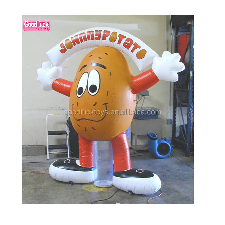 giant inflatable advertising potato rooftop brand logo promotion french fries inflatable advertisement balloon