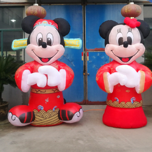 new design custom mouse inflatable standing for promotion Outdoor advertising Inflatable Mickey Mouse  Cartoon