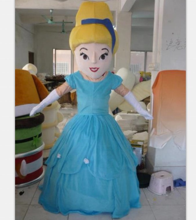 Pretty Princess mascot costume HOT SALE Elsa costume for party event