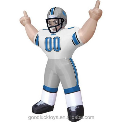 nfl inflatable player lawn figure football  action figure advertising inflatable for lawn decoration sport events