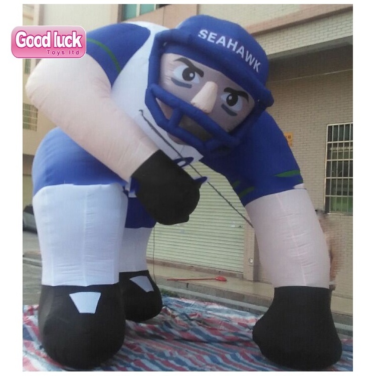 Hot Sale Custom Giant NFL Inflatable Bubba Player For Advertising/ inflatable football player