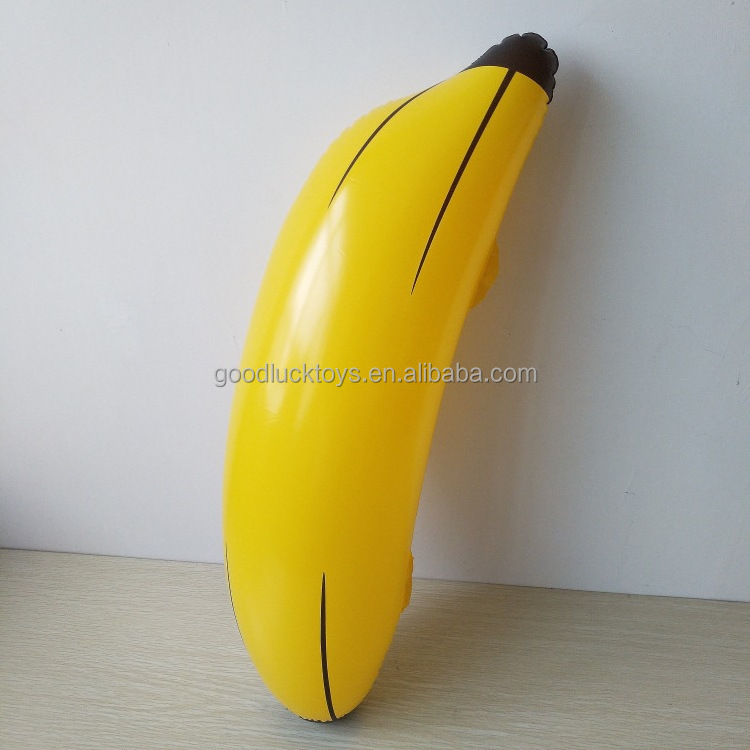 GuangZhou factory outlet Promotion Advertising Eco Friendly PVC Inflatable Banana Toys for Kids