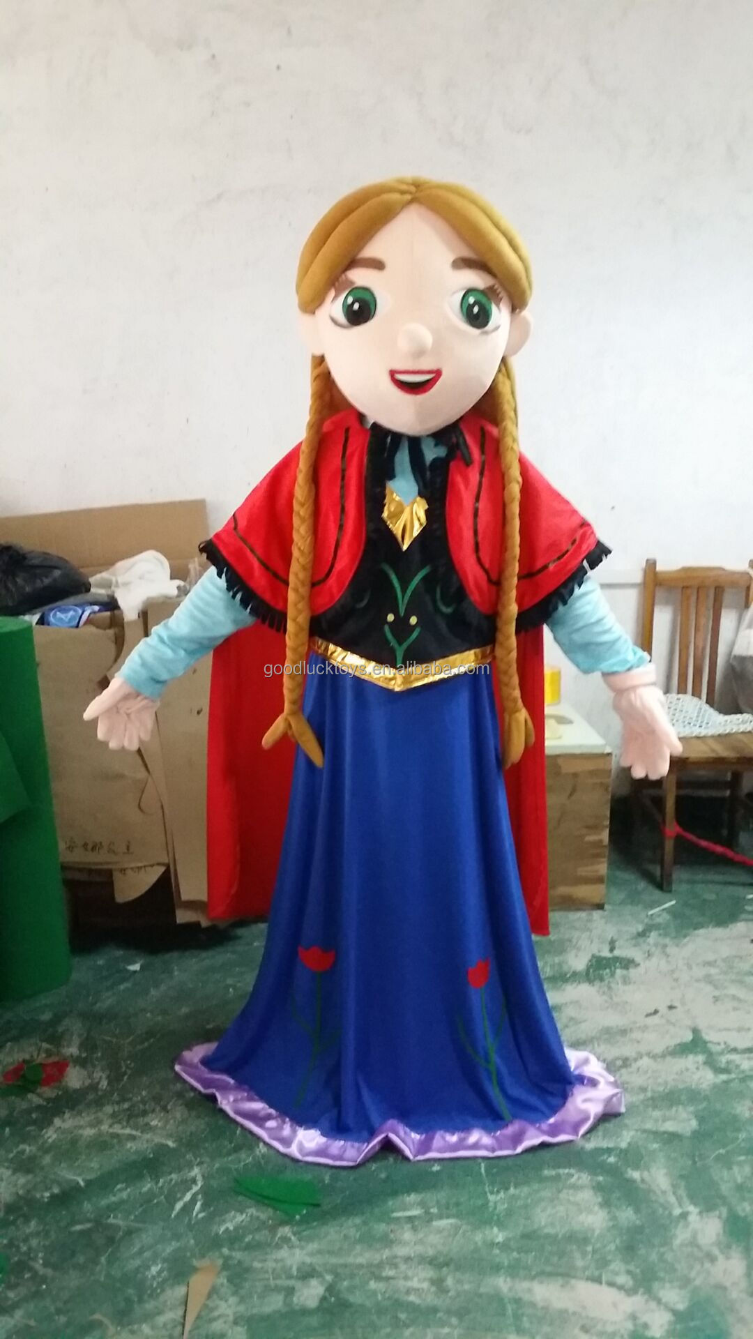 new hot sale frozen olaf snowman mascot costume Anna queen elsa adult Halloween birthday party dress Frozen mascot costume