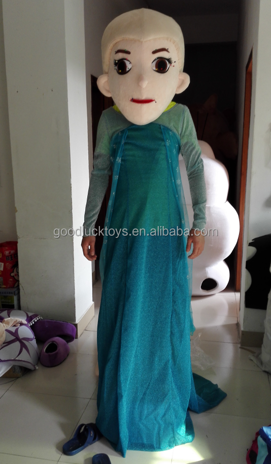 Pretty Princess mascot costume HOT SALE Elsa costume for party event