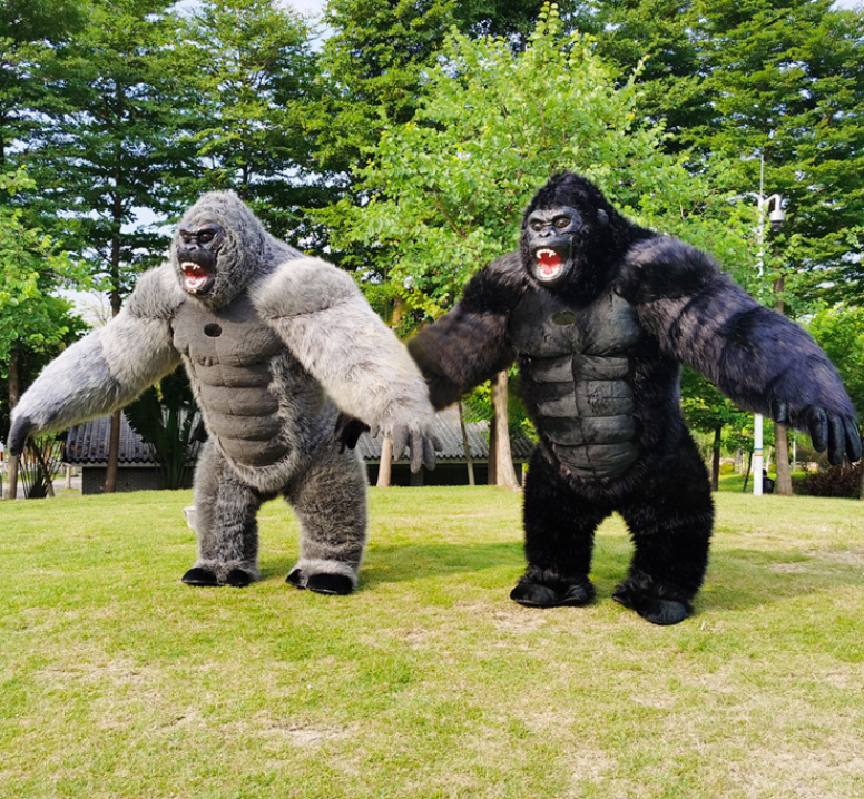 Carnival Costume,mascotte Mascota /custom Mascots Life-size Walking Mascot Costumes,realistic Gorilla Costume Unisex Animal