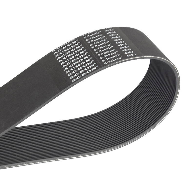 Industrial neoprene 490PJ belt ribbed poly v belt multi wedge belt