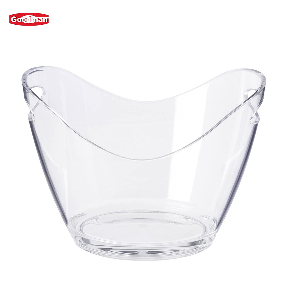 Nightclub Outdoor Party Transparent Bar  Whiskey Champagne Buckets Wine Beer Plastic Ice Bucket