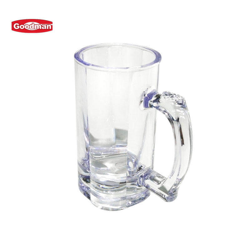 Wholesale Double Walled World Football Bar Tumbler Cup Custom Logo Wine Glasses Clear Plastic Beer Mug