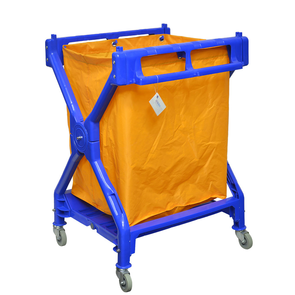 Good Quality Housekeeping Laundry Carts/Maid Trolley Hotel janitor cart