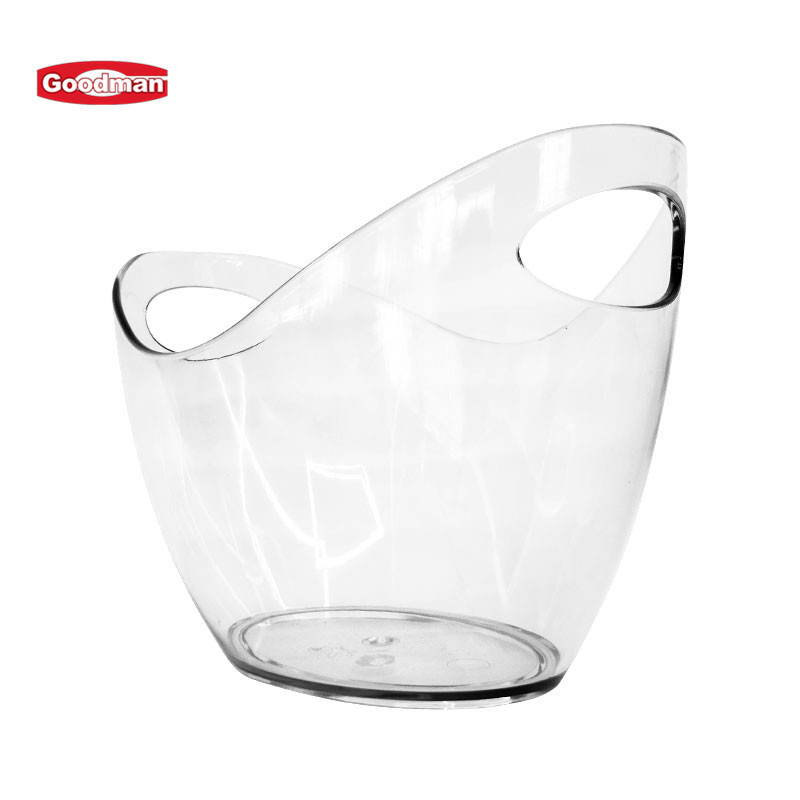 Nightclub Outdoor Party Transparent Bar  Whiskey Champagne Buckets Wine Beer Plastic Ice Bucket