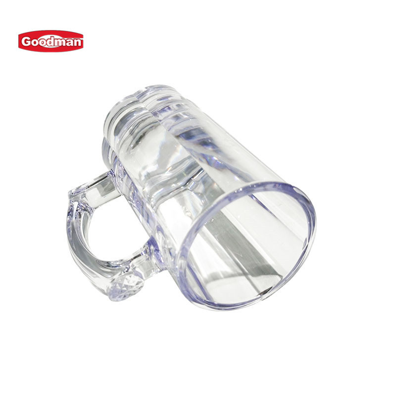 Wholesale Double Walled World Football Bar Tumbler Cup Custom Logo Wine Glasses Clear Plastic Beer Mug