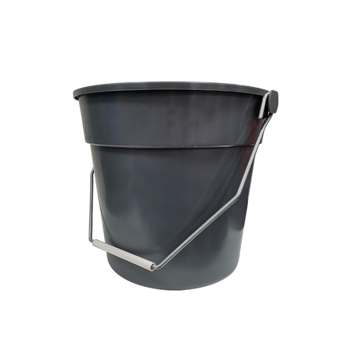 10L plastic Water Bucket Portable Pail with plastic handle, pail plastic