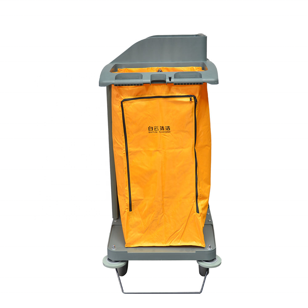 Good Quality Housekeeping Laundry Carts/Maid Trolley Hotel janitor cart