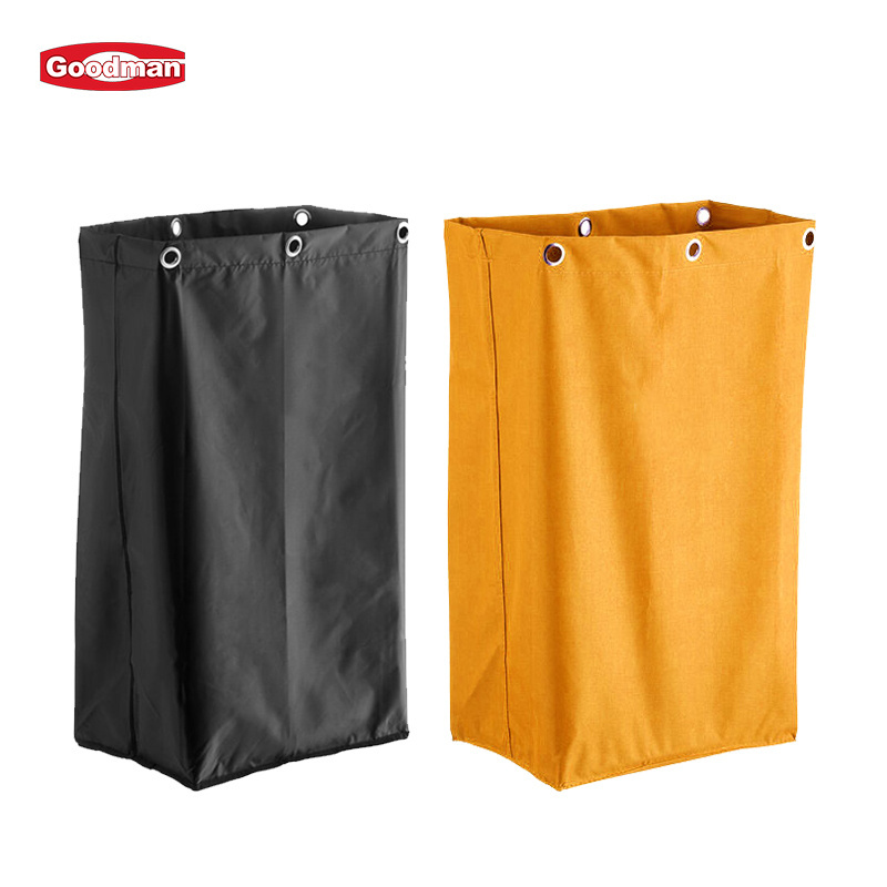 Hotel trash can caddy bag cleaning cart bag housekeeping trolley bag