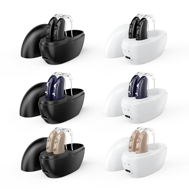 Sound Amplier Rechargeable BTE Hearing Aids Digital BTE Hearing Aids Ear Aid Hearing Earphones For The Deaf