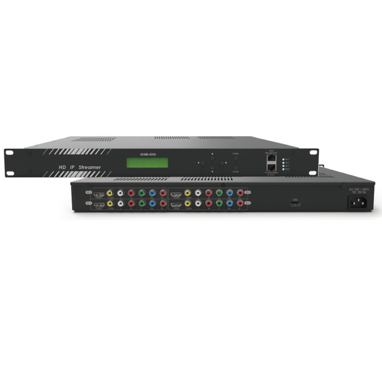 Professional Manufacturer 4 Channels 4CH RCA AV And HDMI to HD IP Streamer Encoder Streaming Server