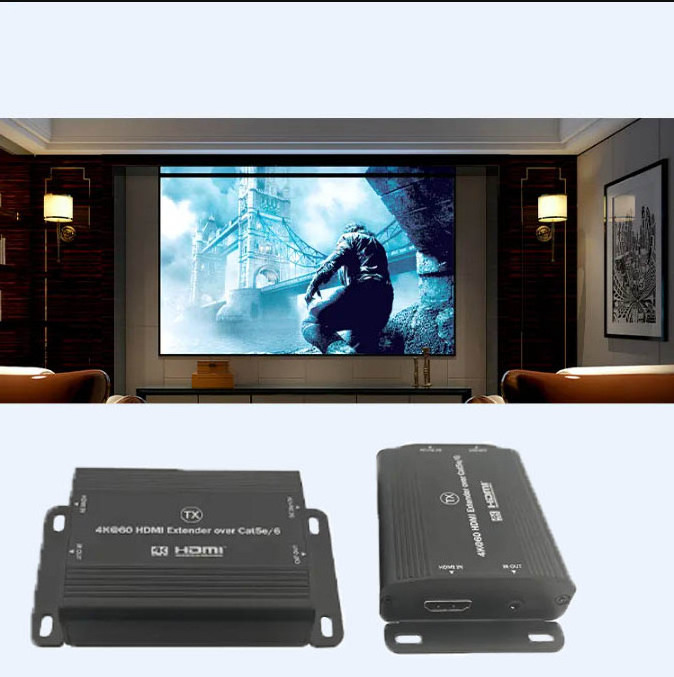 Extender Via Single Cat 5e/6 70m extender hdmi 4k With Loop Out Support Ir Tx Rx Cascade Connection Receiver Transmitter