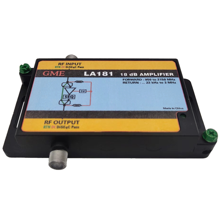 High Performance 950-2150MHz 18 dB Gain Satellite In Line signal Amplifier