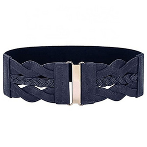 Women's Elastic Vintage Belt Stretchy Retro Wide Waist Cinch Belt