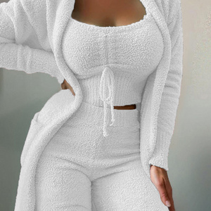 2023 New Arrival Cozy Loungewear Pajama Sets Wholesale Wear Loungewear Sets Pajama Set For Women