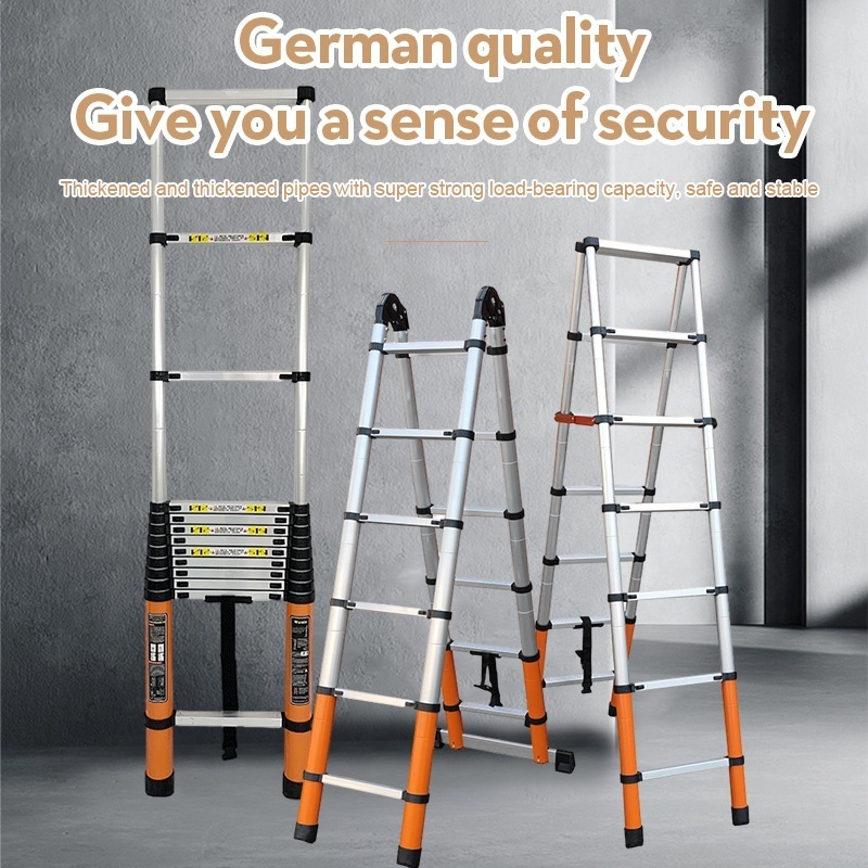 3.8m Portable Aluminum Ladder Telescopic Ladder Extension Extendable