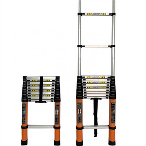 Wholesale Lightweight Aluminum Folding Telescopic Step Ladder Extendable Ladders Aluminum Telescopic Portable Ladder Foldable