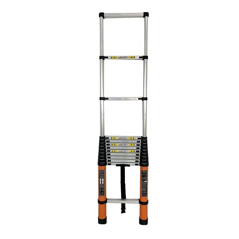 Factory Direct Price 3.8M Telescopic Clothes For Home Sea Wall Walkable Telescoping Folding Ladder