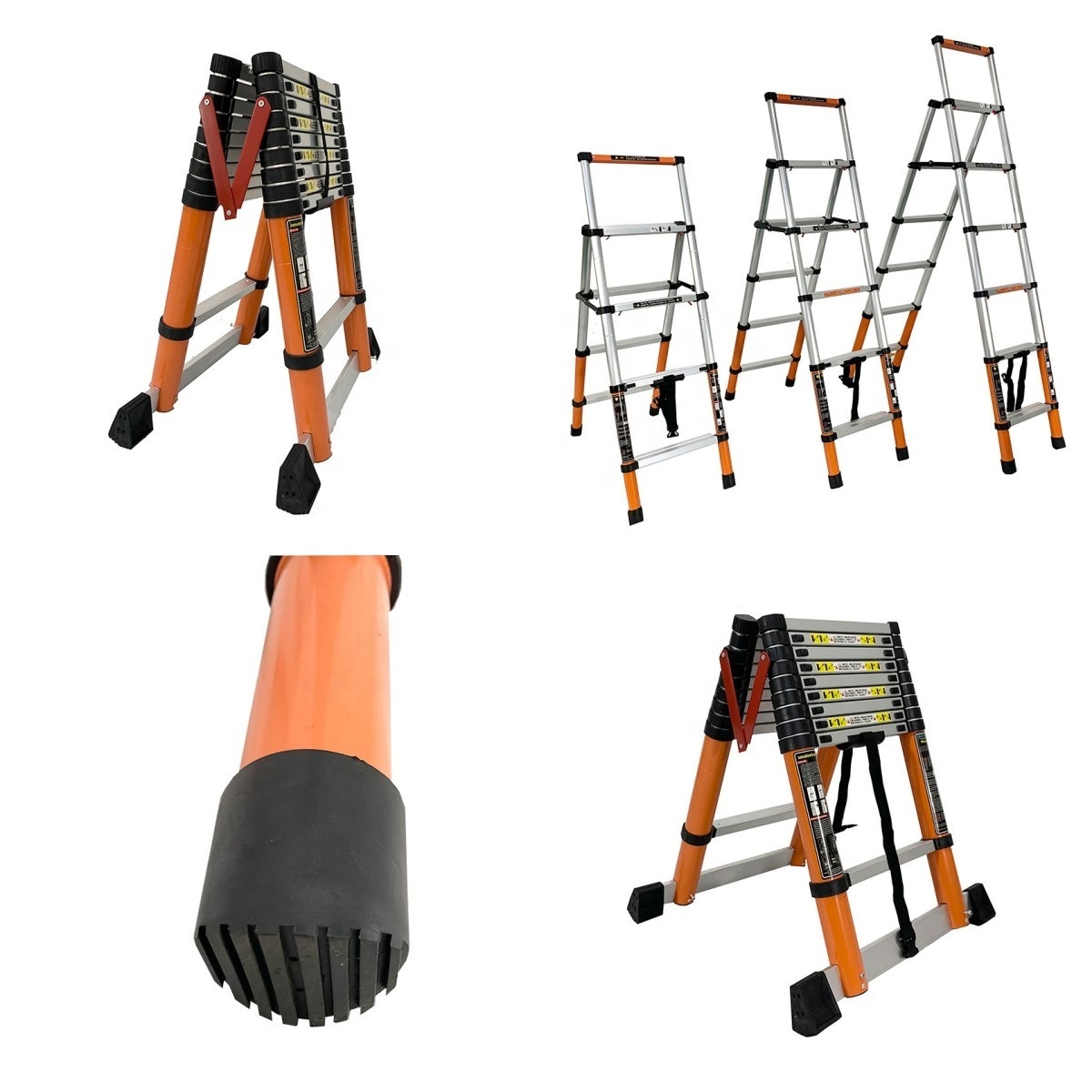 2022 New Aluminium Scaffolding Telescopic Ladders,Folding Aluminum Ladders Scaffolding With Wheels