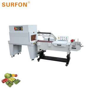 Tropical fruit coconut semi-auto L bar sealer shrink wrapping machine price packaging machine