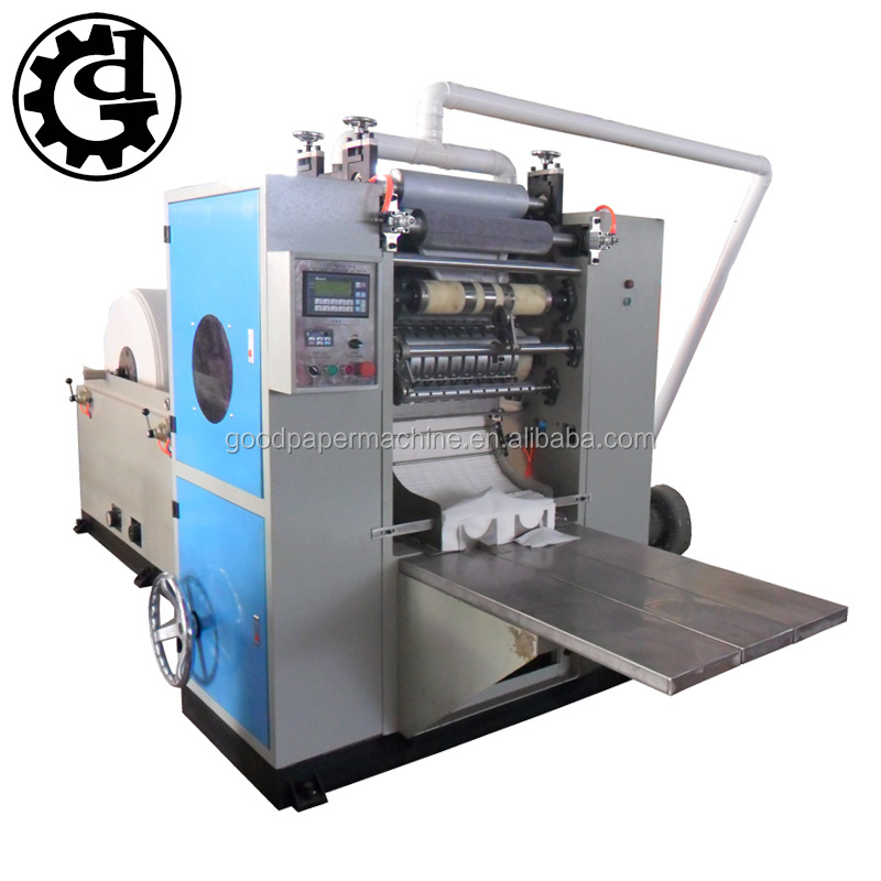 Tissue paper processing Automatic embossing folding facial paper converting machine